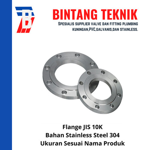 Flange 8" inch Stainless 304 JIS 10K