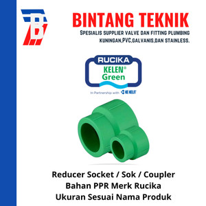 Redcuer Vlok Sok PPR 3" x 1 1/2" (90 x 50 mm) Rucika