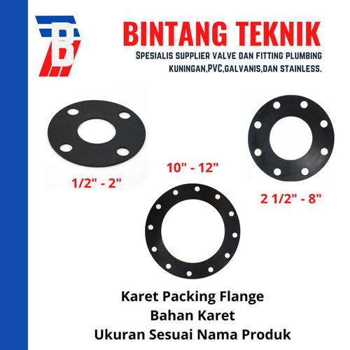 Karet Packing Flange 3/4" inch