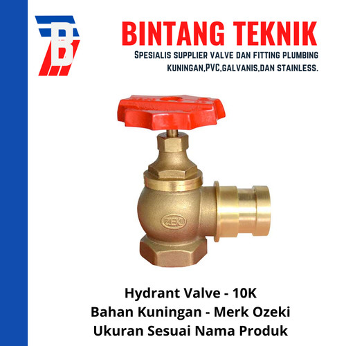 Hydrant Valve 2 1/2" Kuningan Ozeki 10K