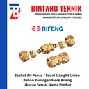 Socket Air Panas 1" inch (2025) Kuningan Rifeng