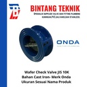 Wafer Check Valve 5" inch Cast Iron JIS 10K Merk Onda