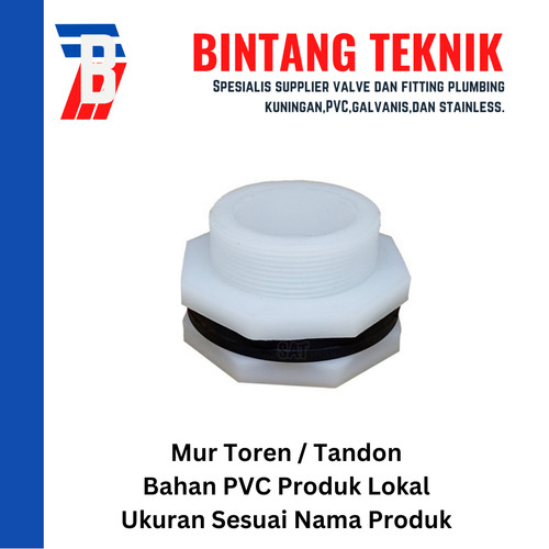 Mur Toren (Tandon) 1 1/2" inch Putih Lokal