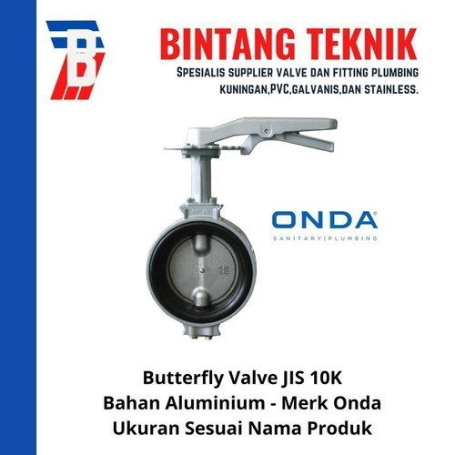 Butterfly Valve 12" inch Aluminium Onda (DN 300) JIS 10K