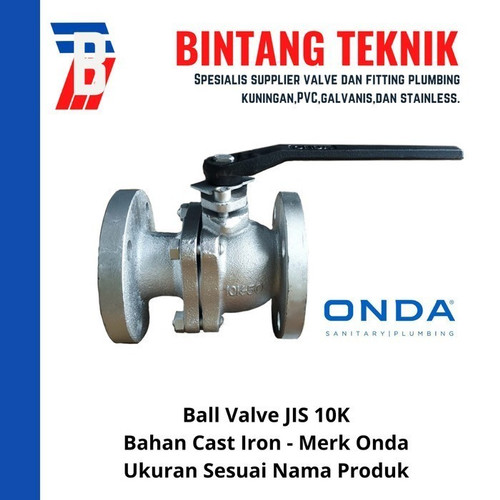 Ball Valve 6" inch Cast Iron JIS 10K Onda