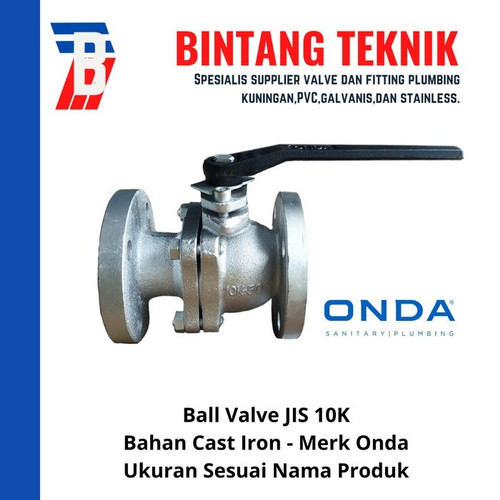 Ball Valve 4" inch Cast Iron JIS 10K Onda