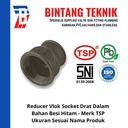 Reducer Vlok Sok 1 1/4" x 3/4" Besi Hitam TSP