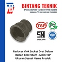 Reducer Vlok Sok 1 1/4" x 1/2" Besi Hitam TSP