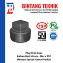 Plug 1/2" inch Besi Hitam TSP