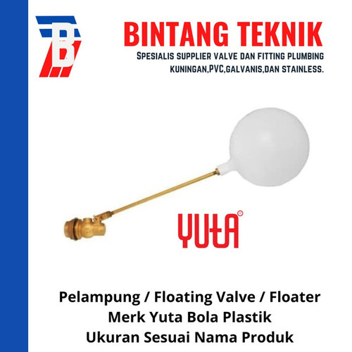 Pelampung 1" inch Bola Plastik Yuta