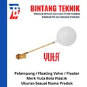 Pelampung 3/4" inch Bola Plastik Yuta