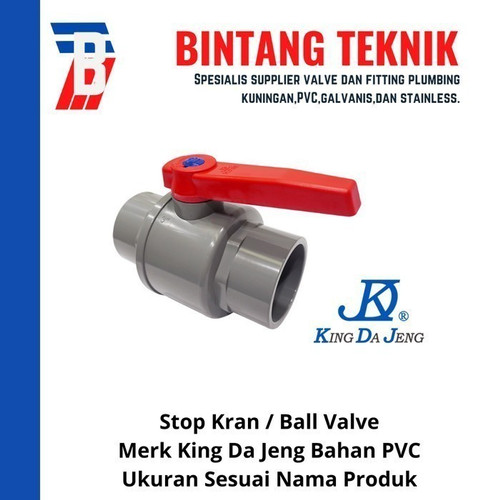 Ball Valve / Stop Kran 4" inch PVC KDJ