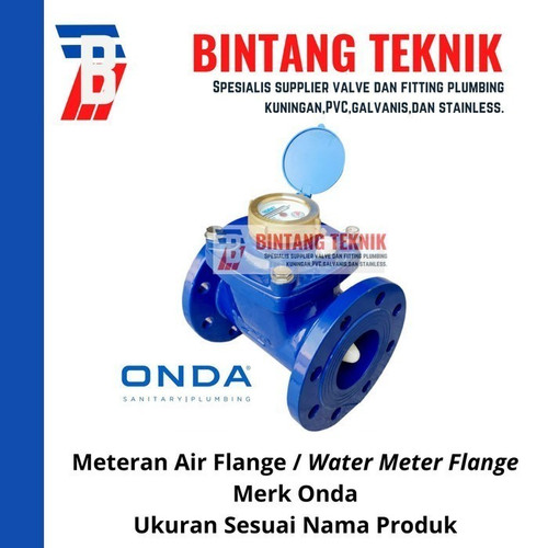 Meteran Air Flange 12" Inch Onda