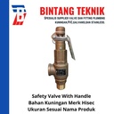 Safety Valve Hisec 2" inch Handle Kuningan