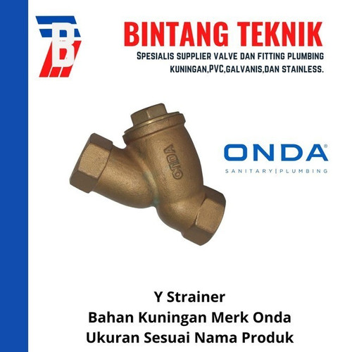 Y Strainer 2" inch Kuningan Onda