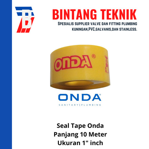 Seal Tape 1" inch Onda 10 Meter