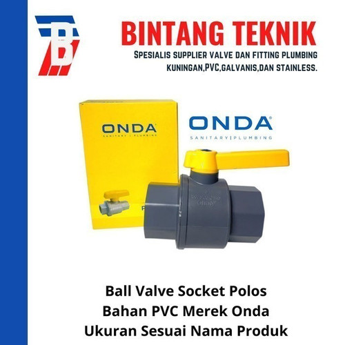 Ball Valve / Stop Kran 5" inch PVC Onda