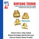 Check Valve 1 1/2" inch Kuningan Perruno