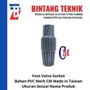 Foot Valve PVC 4" inch CM Socket