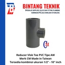 Tee / Vlok Tee 8" x 6" PVC AW Merk CM Taiwan