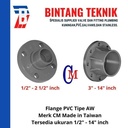 Flange 14" inch PVC AW Merk CM Taiwan