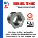 Vlok Ring (Bushing) 3" x 1/2" Besi Galvanis G Brand Galunggung