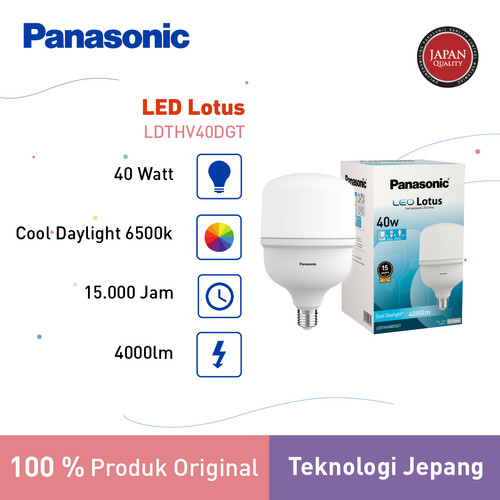 Panasonic Lampu Bohlam LED Lotus Bulb 40 Watt - Cool Daylight