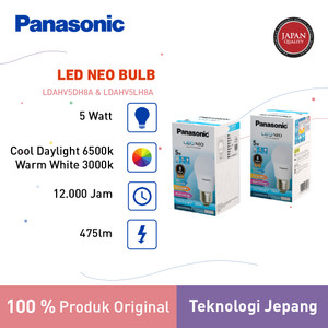 Panasonic Lampu Bohlam LED Neo Bulb 5 Watt - Cool Daylight