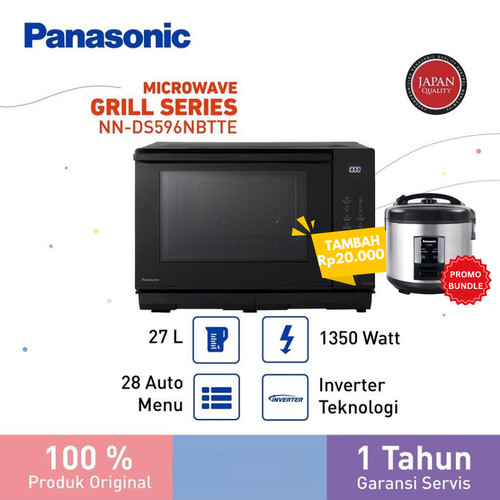 Panasonic NN-DS59NBTTE Multifunction Steam Grill Microwave Oven [27 L]