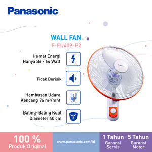 Panasonic F-EU409-P2 - Kipas Angin Dinding / Wall Fan