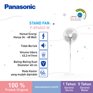 Panasonic F-EP4022-W -Kipas Angin Berdiri / Stand Fan