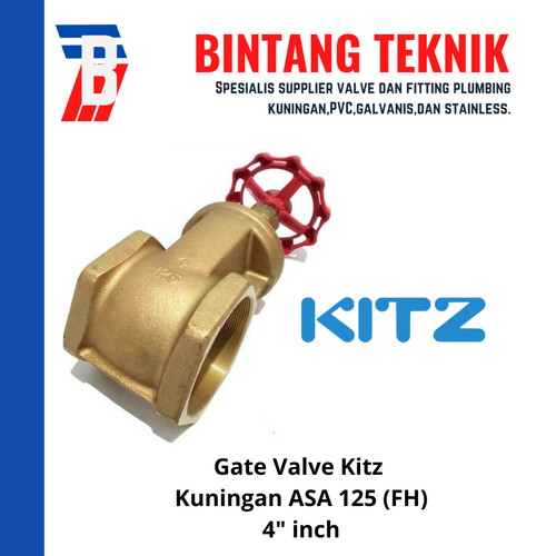 Gate Valve Kitz Kuningan 4" inch