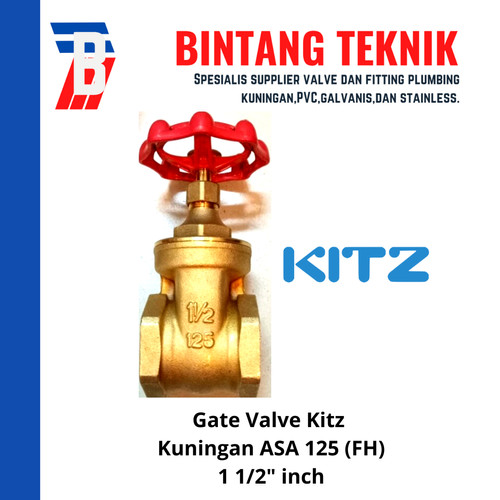 Gate Valve Kitz Kuningan 1 1/2" inch