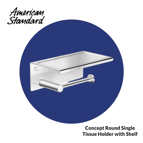 American Standard Concept Round Tempat Tissue disertai Rak