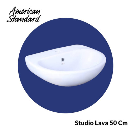 American Standard Studio Lava 50 cm Wastafel Wall Hung