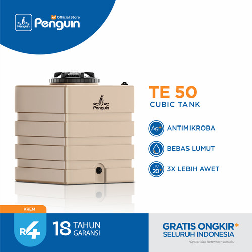 Penguin Toren Tandon Tangki Air Cubic Tank TE 50 500 Liter