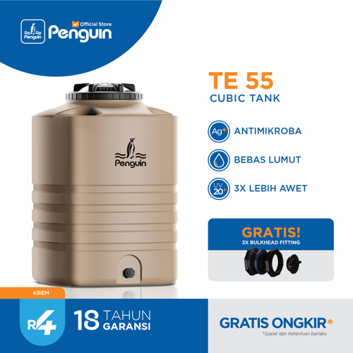 Penguin Toren Tandon Tangki Air Cubic Tank TE 55 500 Liter