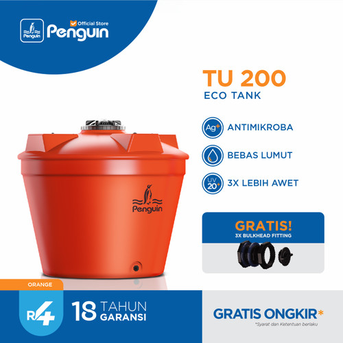 Penguin Toren Tandon Tangki Air Eco Tank TU 200 2000 Liter