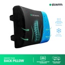 Stramm Ergonomic Memory Foam Back Pillow | Premium Lumbar Support