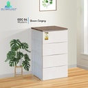 (CARGO) Olymplast ODC 04 M Lemari Laci Drawer Cabinet Susun 4 Modern