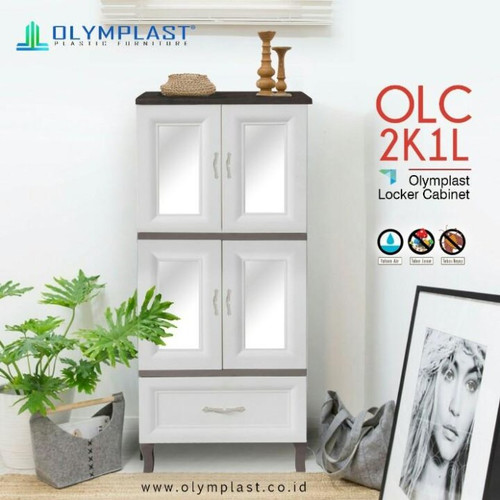 (CARGO) Olymplast OLC 2K1L Lemari Cabinet Laci Drawer Plastik Dapur