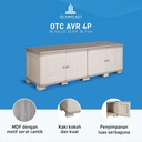 (CARGO) Olymplast OTC AVR 4P Lemari Meja TV Nakas Rak Plastik 4 Pintu