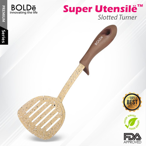 BOLDe Slotted Turner Sendok Sutil Sodet Spatula Super Utensile Utensil