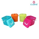 Claris 1058 Container Box Plastik Q-bic 43 Liter Handle Tutup