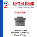 Clean Out / Tutup Septic Tank PVC Rucika 2" inch D (Tipis)