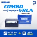 COMBO LUMINOUS 700VA ECO VOLT + BATERAI VRLA