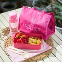 CPM Asuka Set Kotak Tempat Bekal Makan Botol Tas Lunch Box Bottle Bag