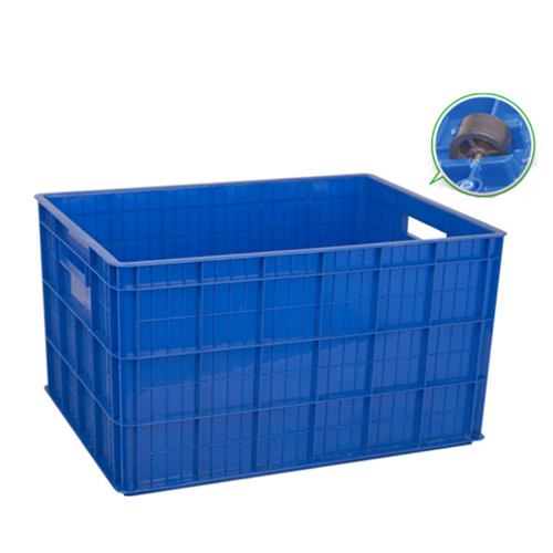 Green Leaf 2224 P Container Industri Keranjang Roda Box Krat Plastik