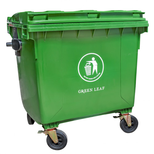 Green Leaf 2307 TP Kotak Box Tempat Sampah 110 Liter Roda Tutup Dorong