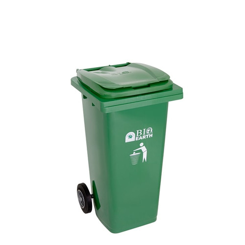 Green Leaf 2312 Kotak Tempat Sampah Roda Segi 120 Liter Bio Dustbin